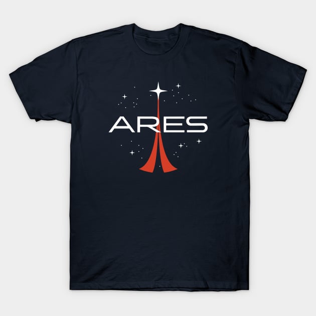 Project ARES Mission Patch T-Shirt by Davidhedgehog